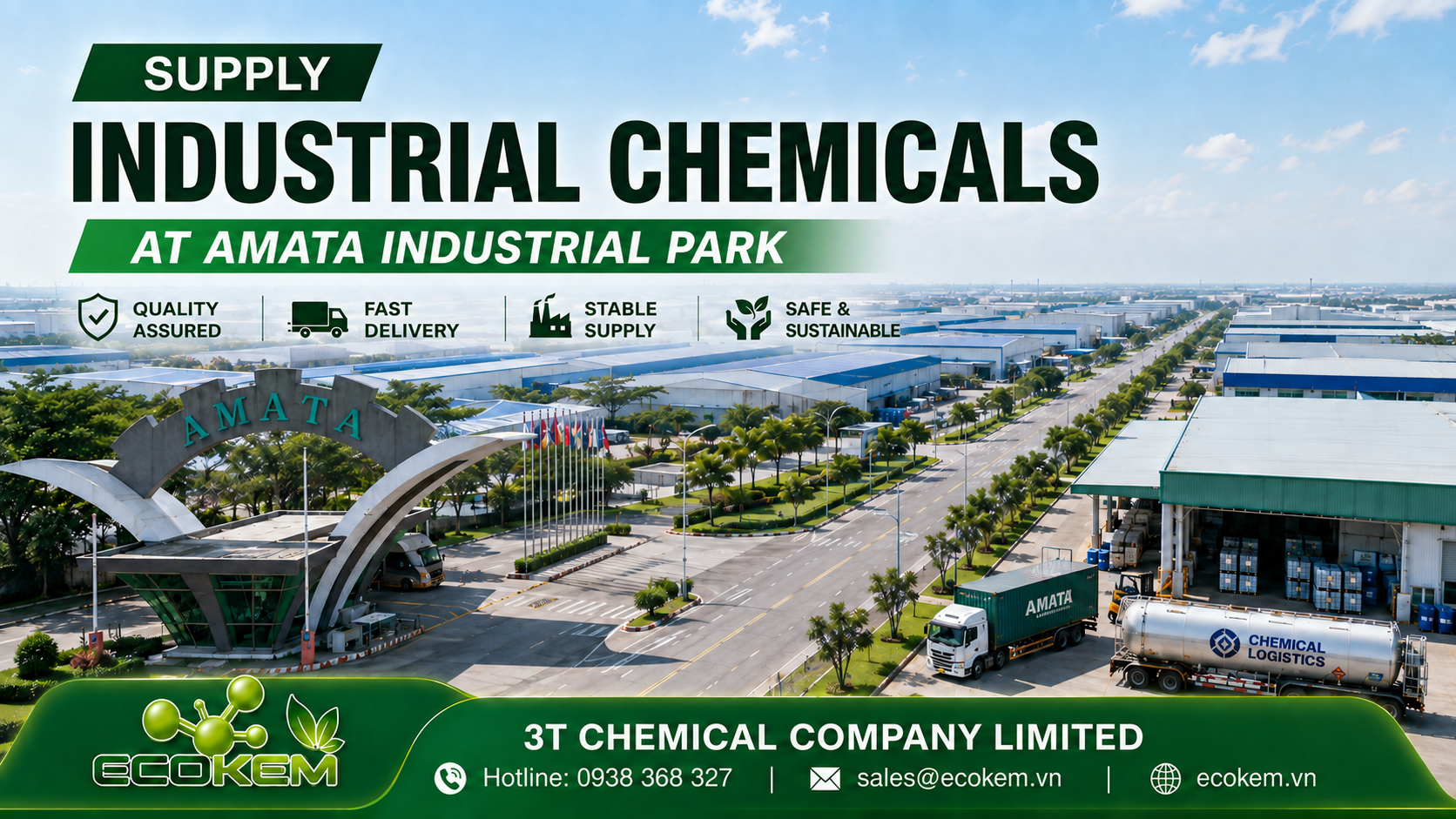 Chemical Supply at Amata Industrial Park