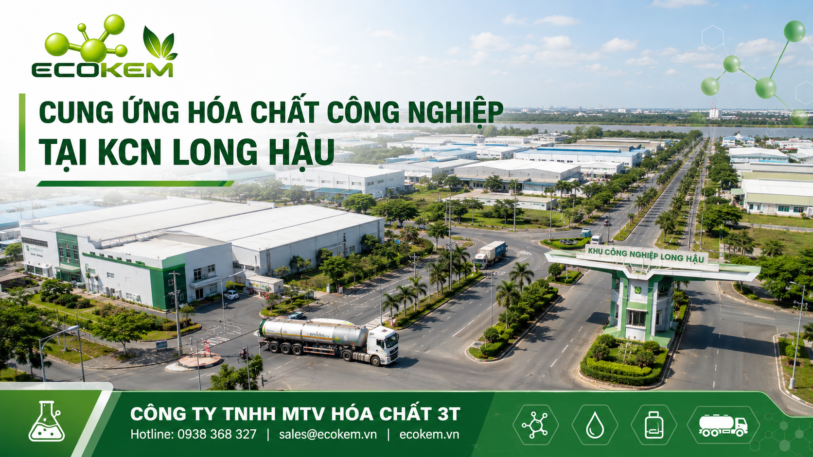 Cung Ứng Hóa Chất Công Nghiệp Tại KCN Long Hậu
