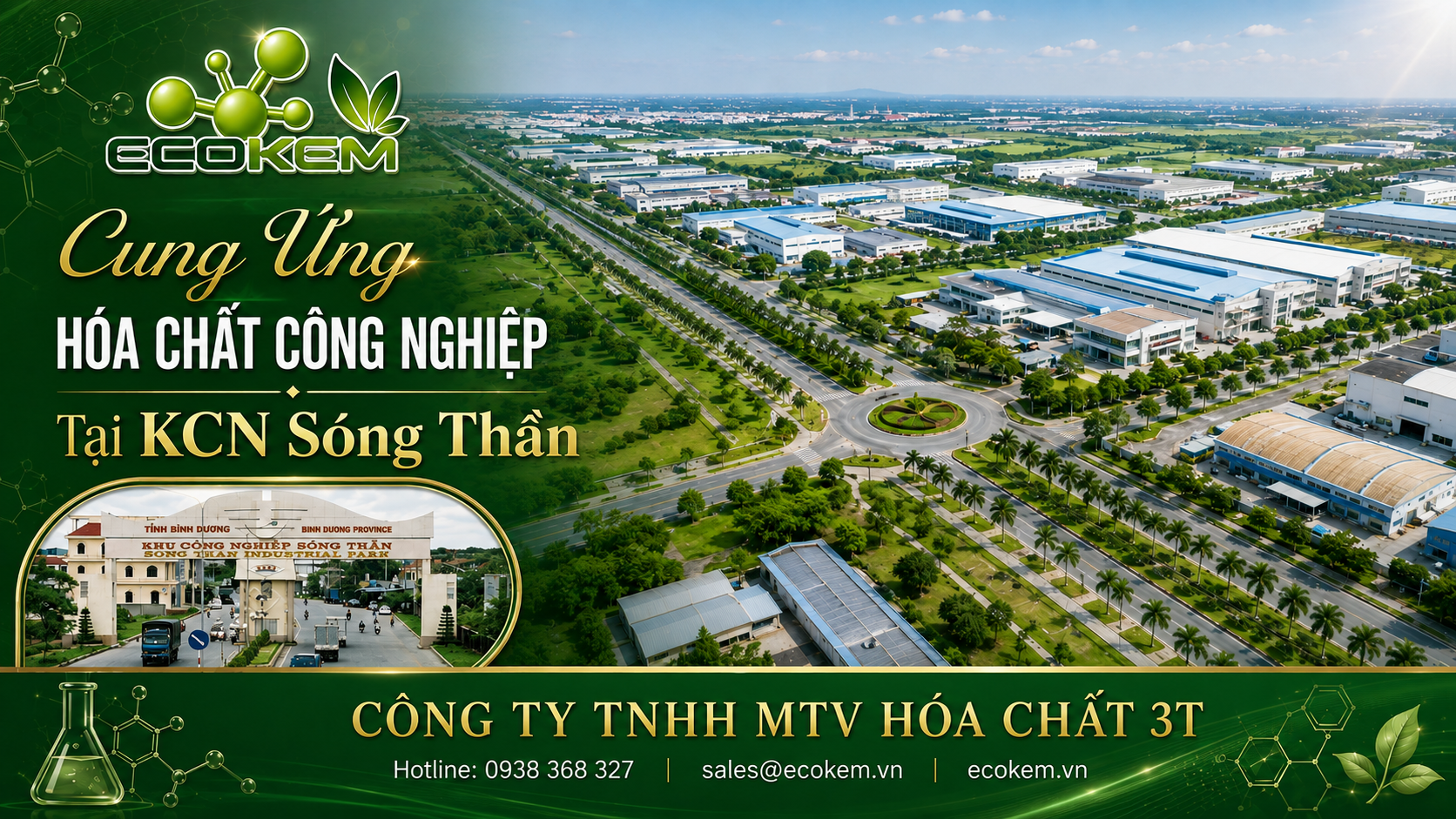 Cung Ứng Hóa Chất Công Nghiệp Tại KCN Sóng Thần